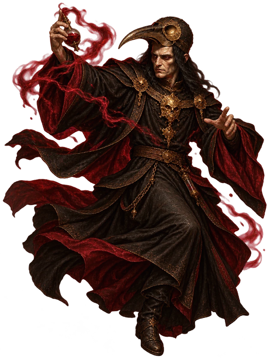 Magister Vauquelin, the Crimson Pall